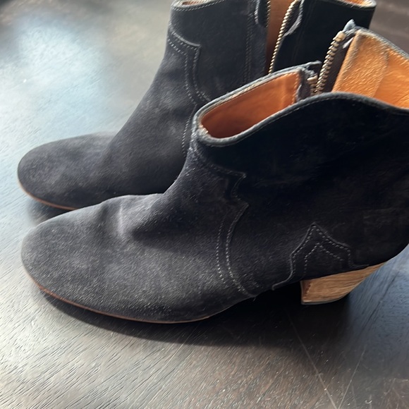 Isabel Marant Washed Black Dicker Boot - Picture 2 of 2